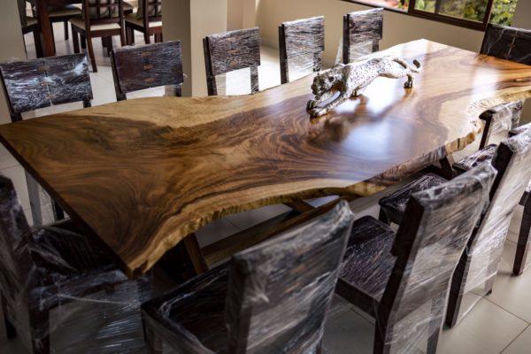 Gorgeous natural wood dining table