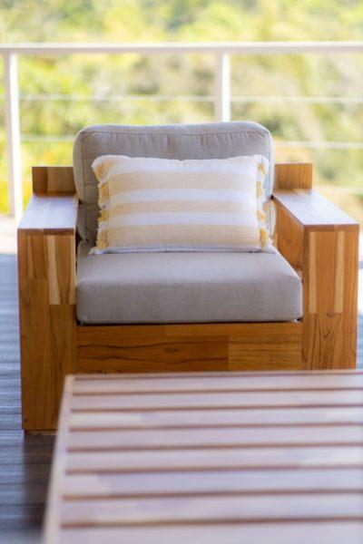 nature-inspired wooden patio furniture